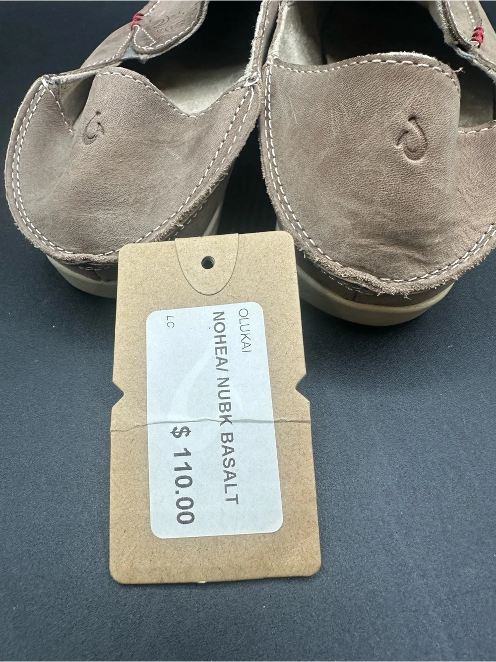 NWT Olukai NOHEA NUBUCK Women's Casual Slip On Basalt/Tapa Sz 8 - Picture 7 of 7
